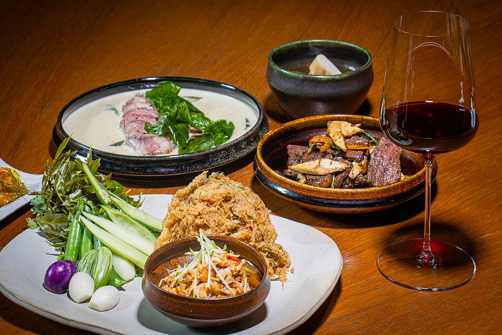 Chef Pim Techamuanvivit’s cuisine at Nahm, a MICHELIN-Star restaurant in Thailand and the United States. © Nahm     