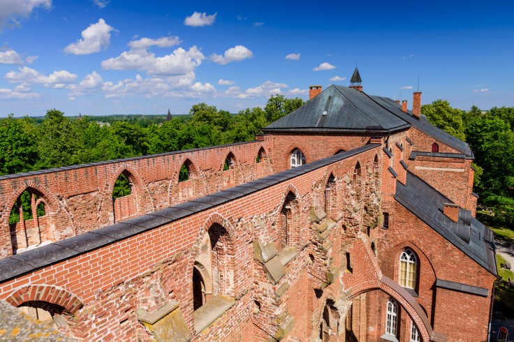 The 13th-century ruins of Tartu/Dorpat Cathedral, where you can look out from the tower across Toome Hill Park. © RAndrey/iStock