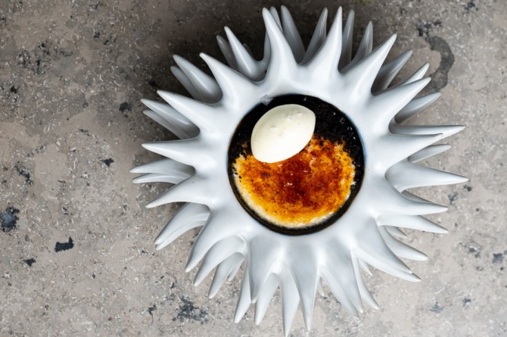 One of the artful dishes at TOKO, which sits on the riverside. © Silvia Ingrid/TOKO