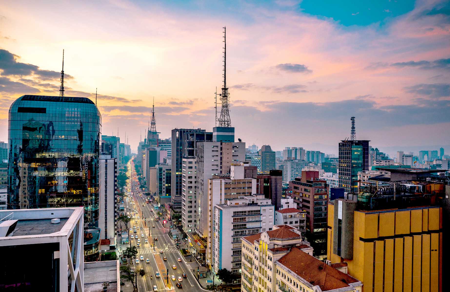 L’avenue Faria Lima, important centre financier. © dabldy/iStock