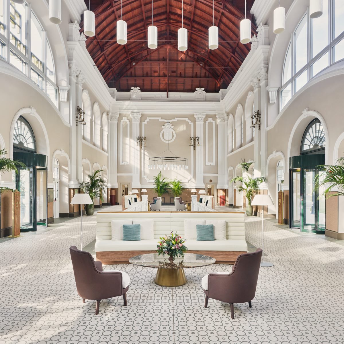 El hotel Canfranc Estación está considerado Bien de Interés Cultural. © Canfranc Estación, a Royal Hideaway Hotel
