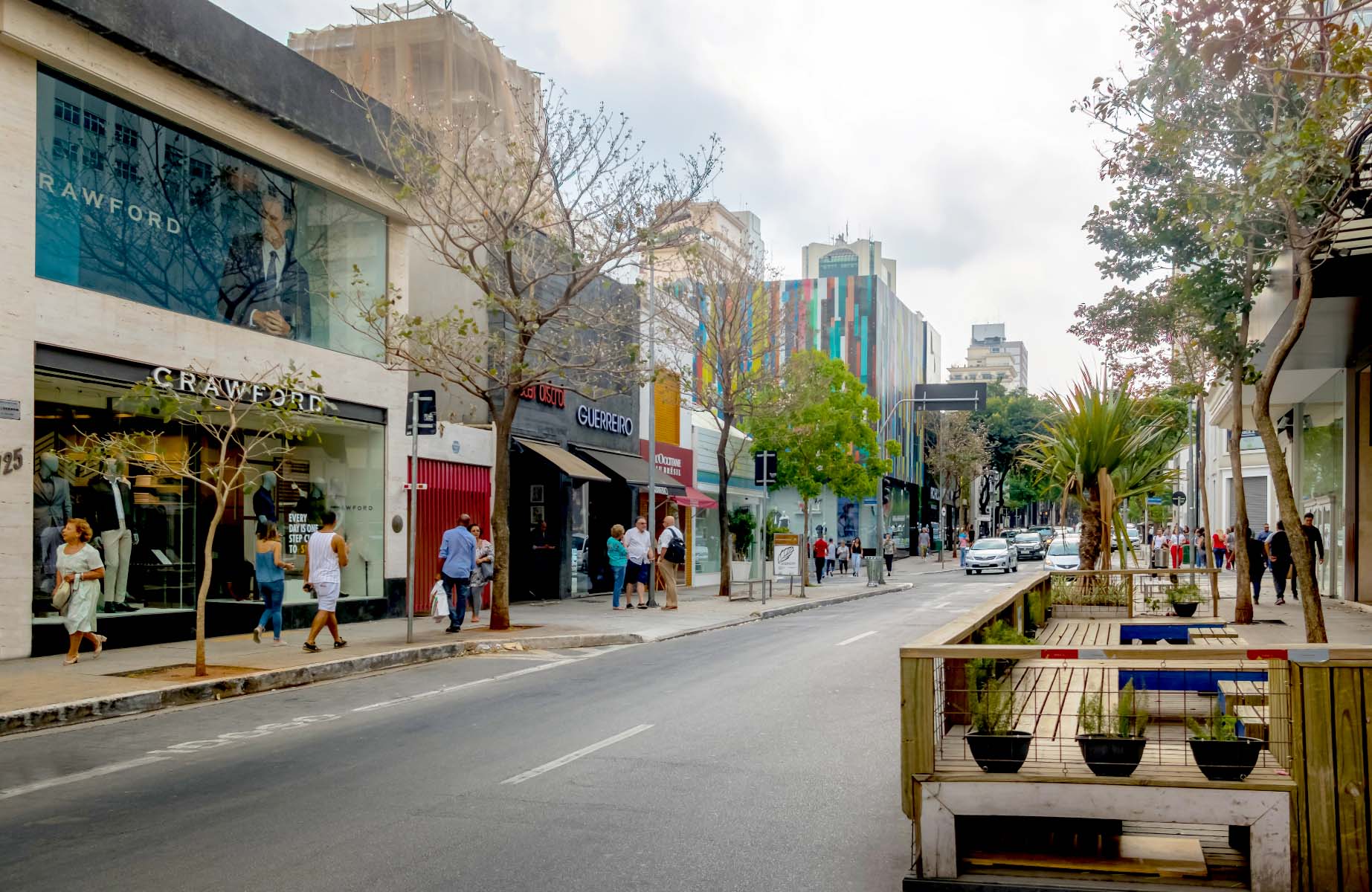 Oscar Freire, abrite les boutiques de mode et de design qui font les tendances de São Paulo. © diegograndi/iStock