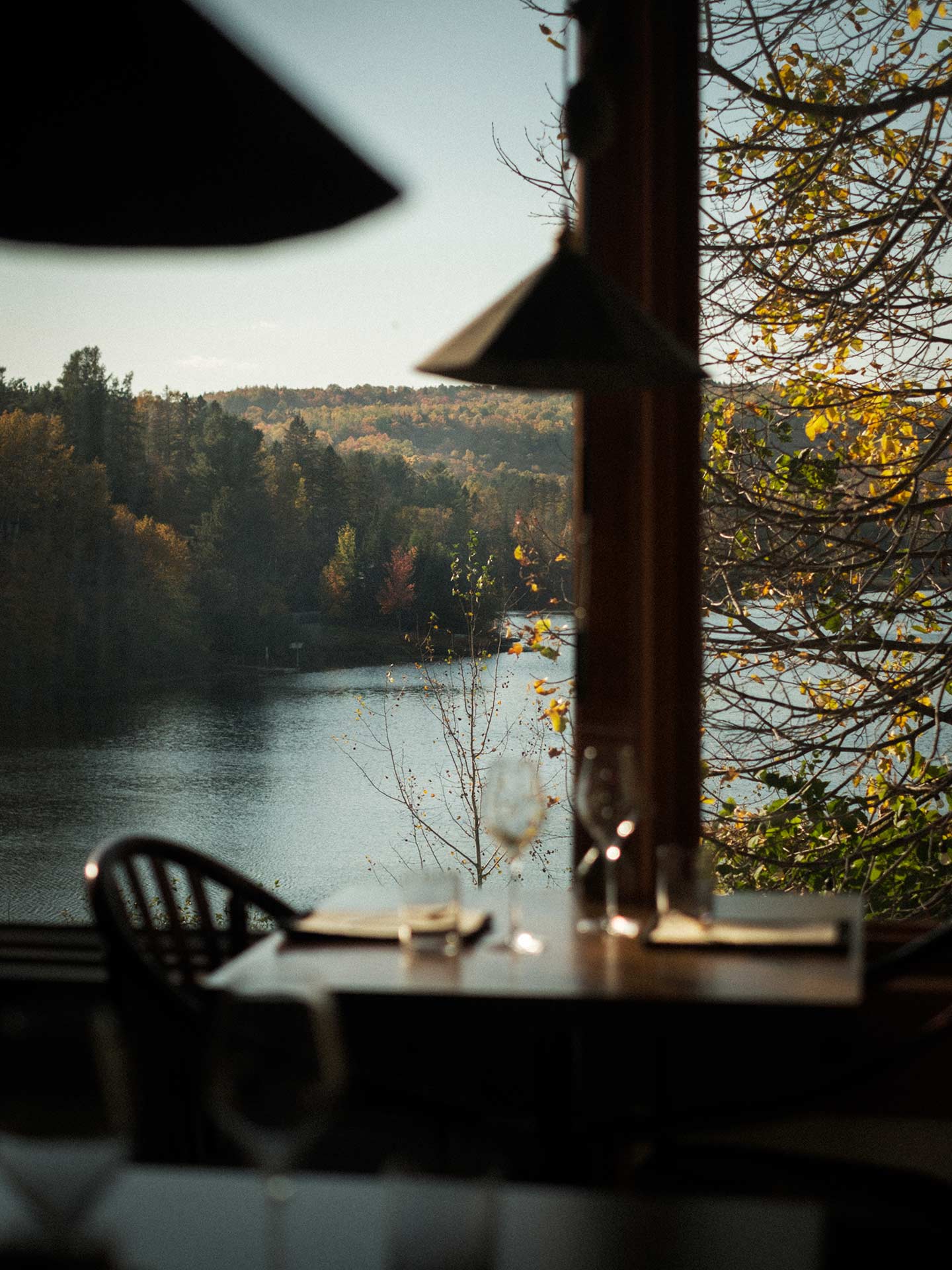 Dining with a beautiful view. © Émile Desroches
