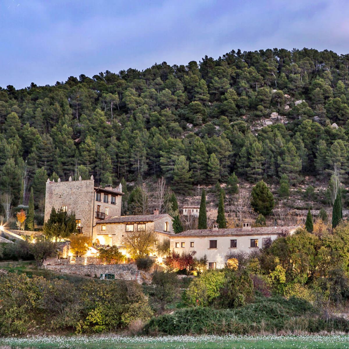 El hotel La Torre del Visco, una casa de campo del siglo XV, es un remanso de paz en una ubicación remota de la provincia de Teruel. © La Torre del Visco