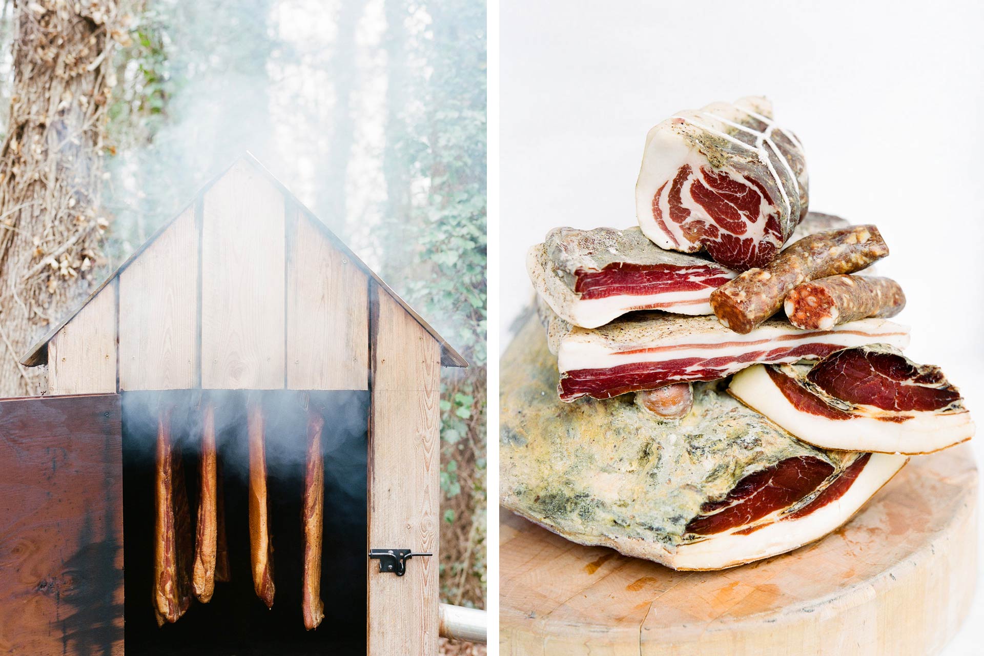 Onsite smokehouse and smoked meats. © Clark Brewer/The Restaurant at RT Lodge