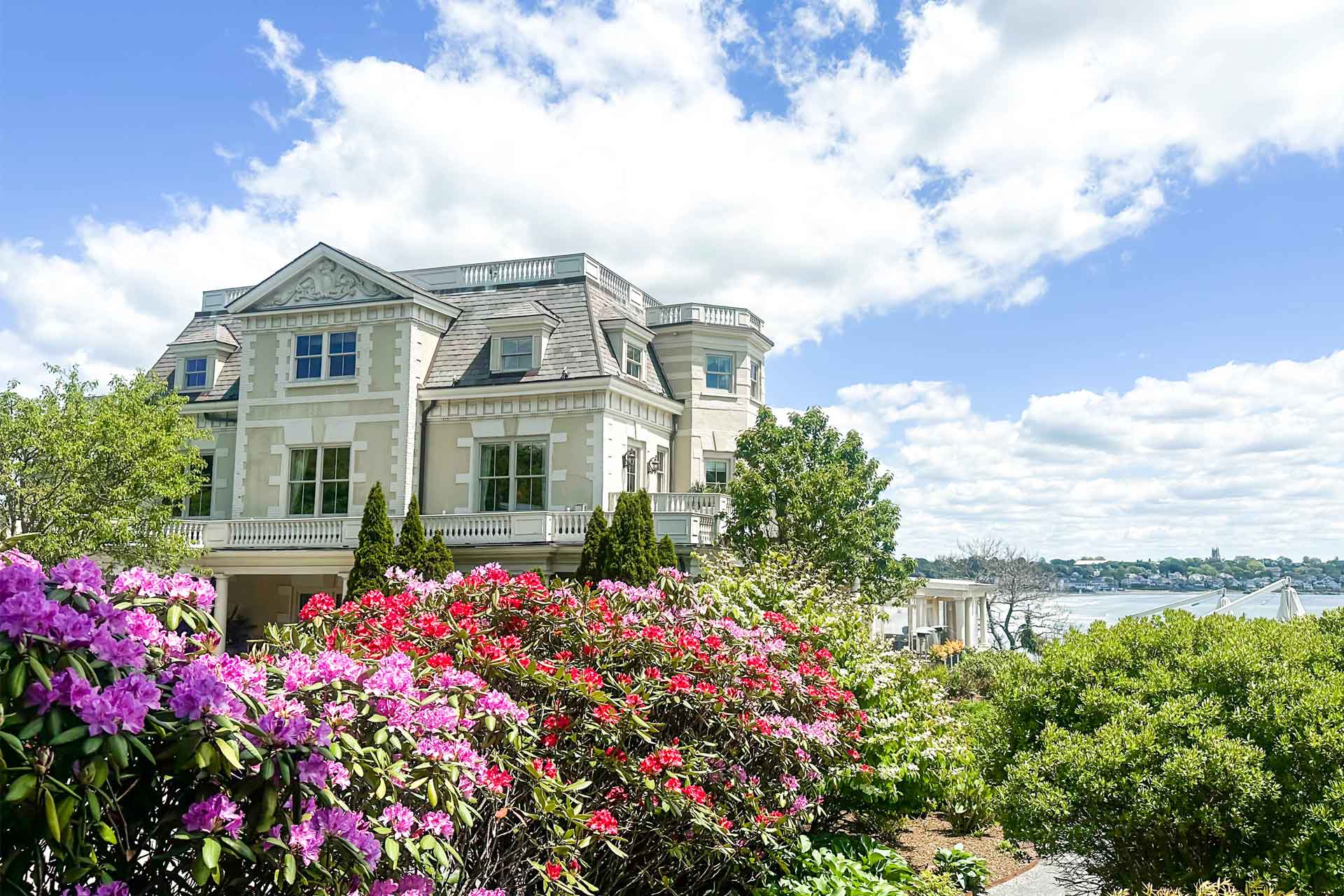 A historic building in Newport makes for the only New England entry on this list.  © The Chanler at Clif Walk