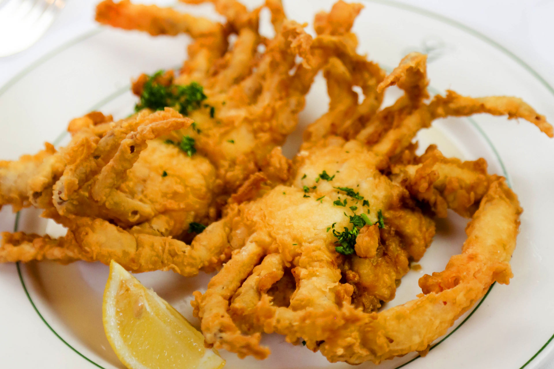 Fried soft shell crab. © Randy Schmidt/Galatoire’s