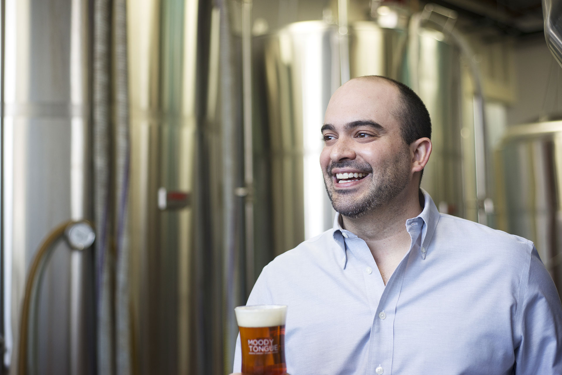 Brewmaster Jared Rouben. © Kaitlyn McQuaid/Moody Tongue