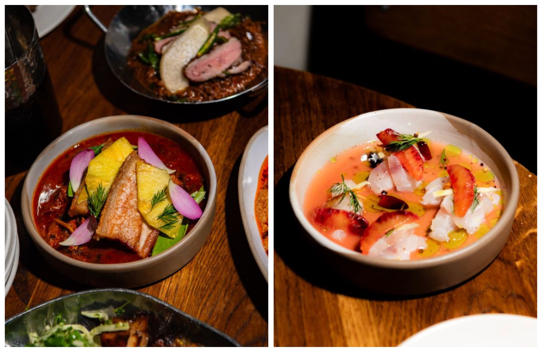 Two of the Northern Thai dishes from KHAO BIRD in London's Soho. © Bex Dickson/KHAO BIRD