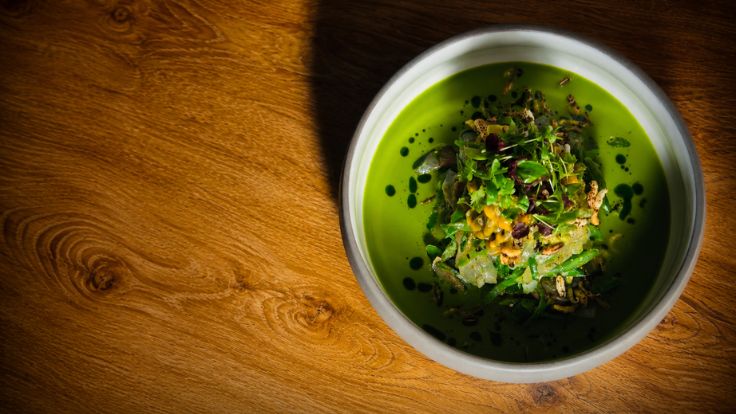 One of the colourful dishes from the menu: dorada ceviche. © B’ARN Bistro