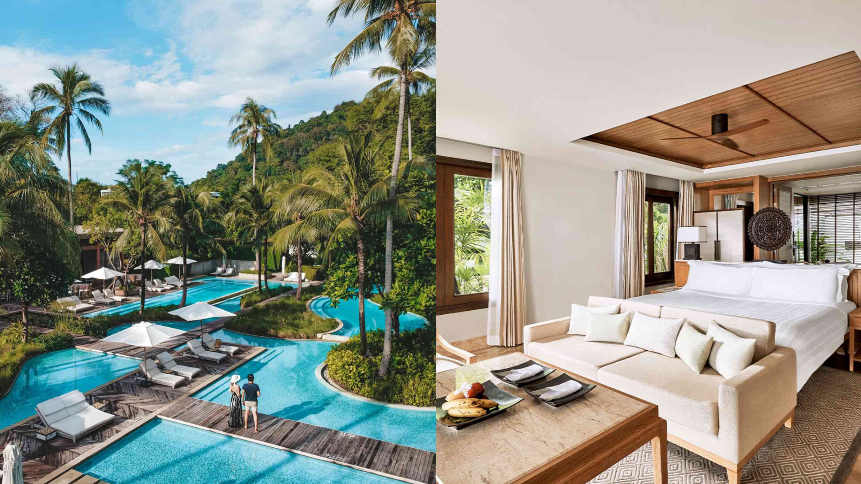 Stay comfortably at MICHELIN Key hotels in Phuket. (© Rosewood Phuket & Trisara) 
