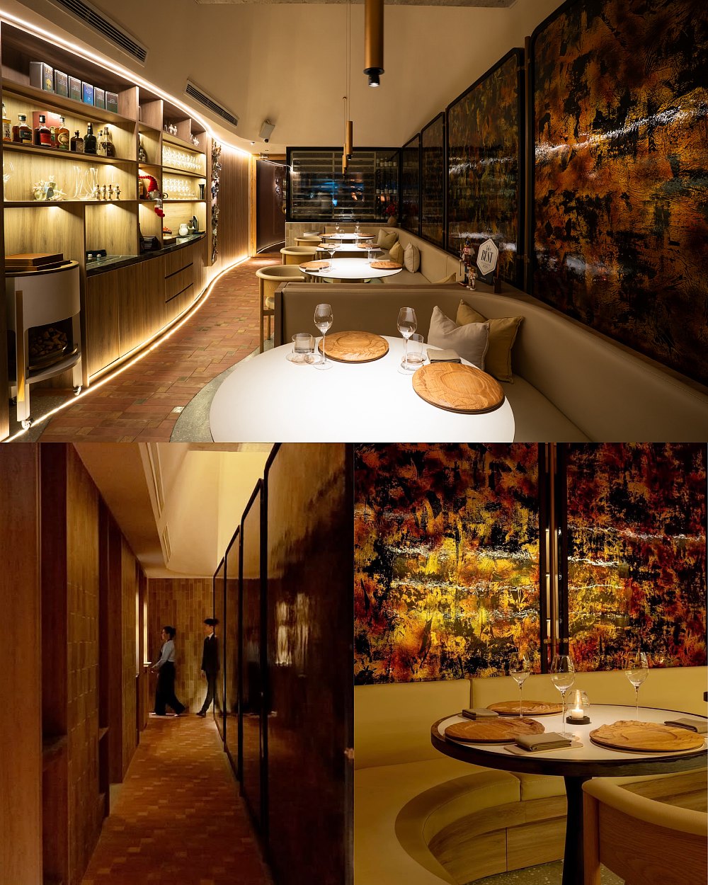 The One MICHELIN Star restaurant is hidden on the upstairs of a cosy wine bar in Thao Dien. © Upstairs