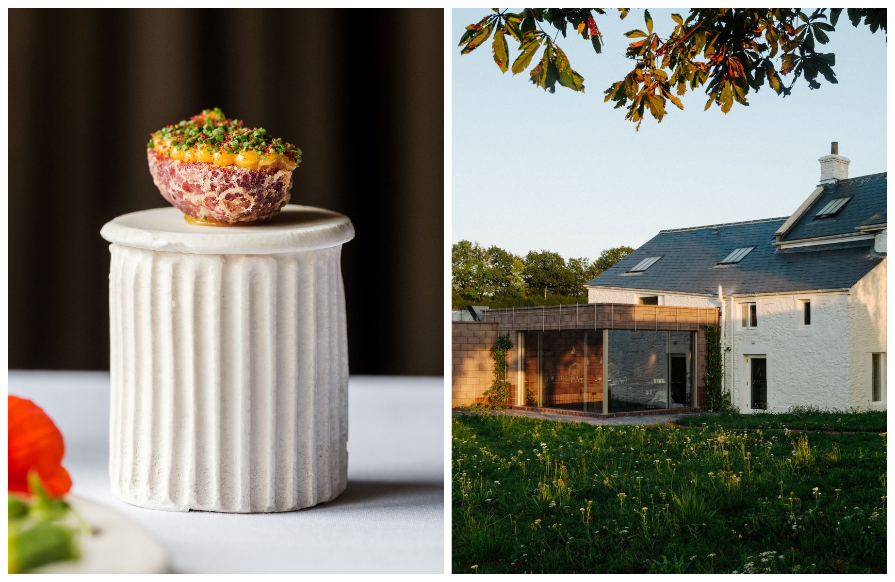 Osip, Merlin Labron-Johnson’s restaurant in Devon, where vegetables from the restaurant’s own garden are the cornerstone of the menu. © Dave Watts/Osip