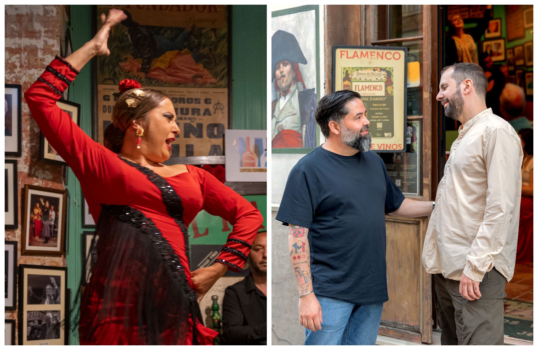 The “duende” is the most abstract yet also the most tangible concept to describe Cádiz, and it is found at the tabanco El Pasaje, opened in 1925 in the heart of Jerez de la Frontera, where there’s live flamenco every day. © MICHELIN Guide