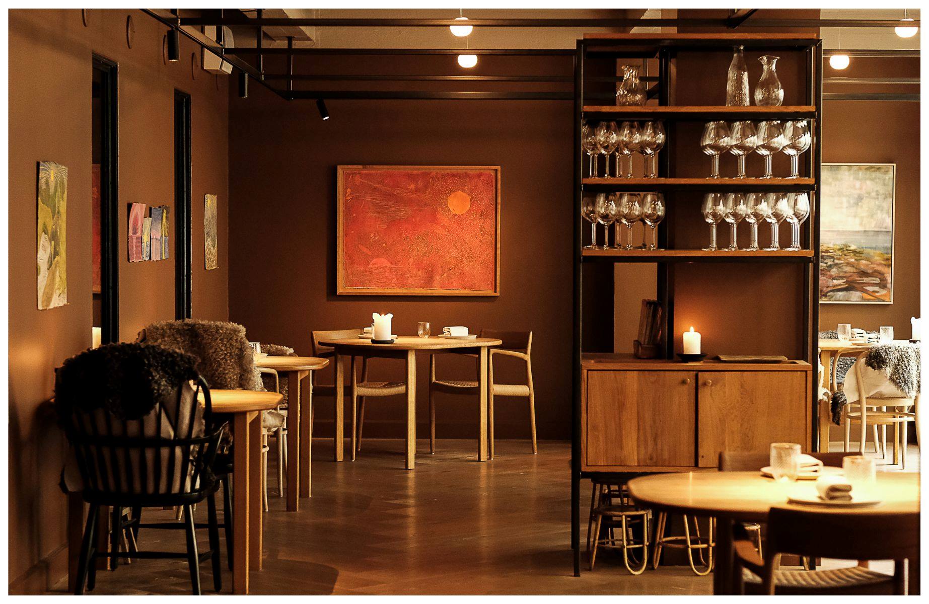 The low-key elegance of Kadeau Copenhagen's dining room. © Soren Kristian Reed/Kadeau Copenhagen