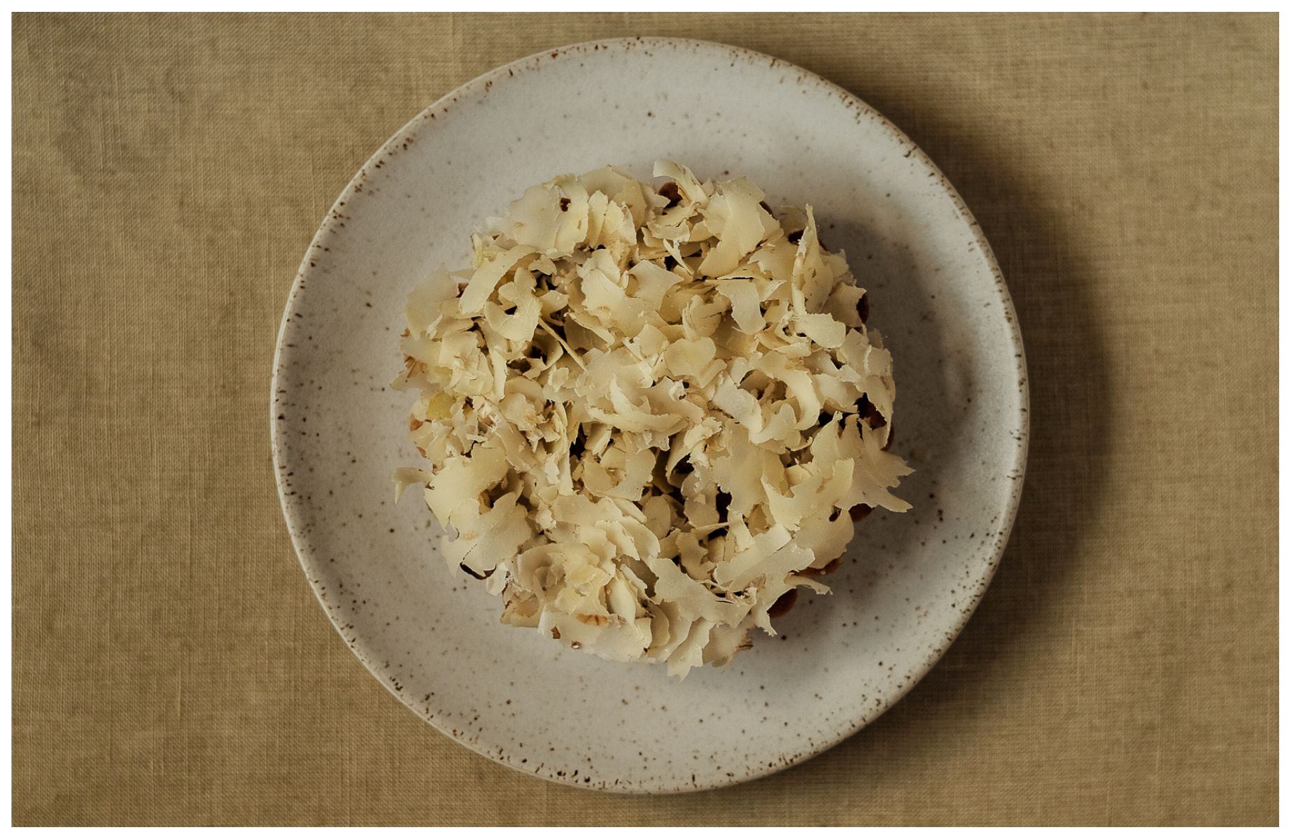 The warm walnut tart from Kadeau Copenhagen. © Soren Kristian Reed/Kadeau Copenhagen