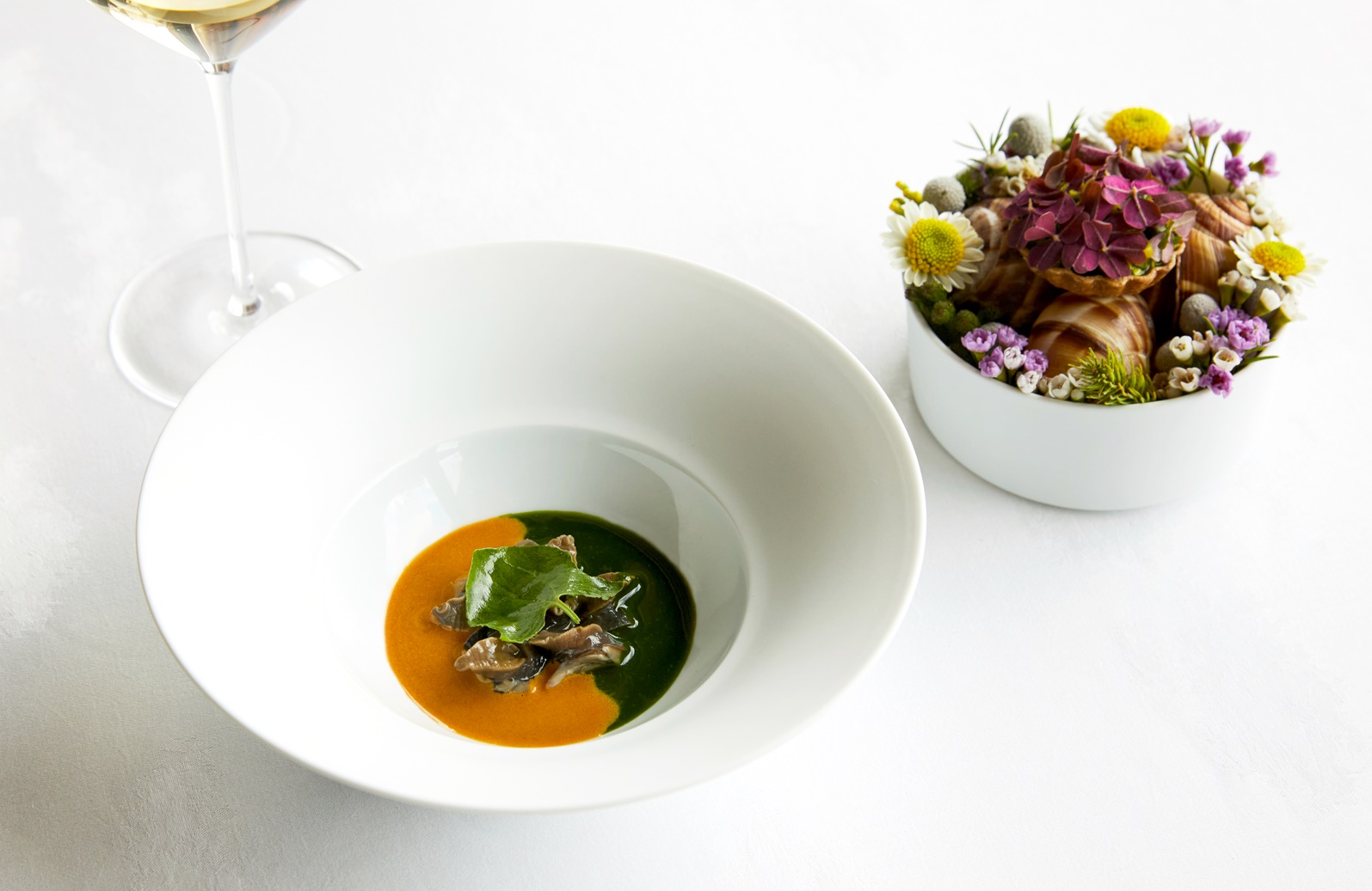 One of the immaculate dishes from Brooklands by Claude Bosi in Belgravia. © Sam Harris/Brooklands by Claude Bosi