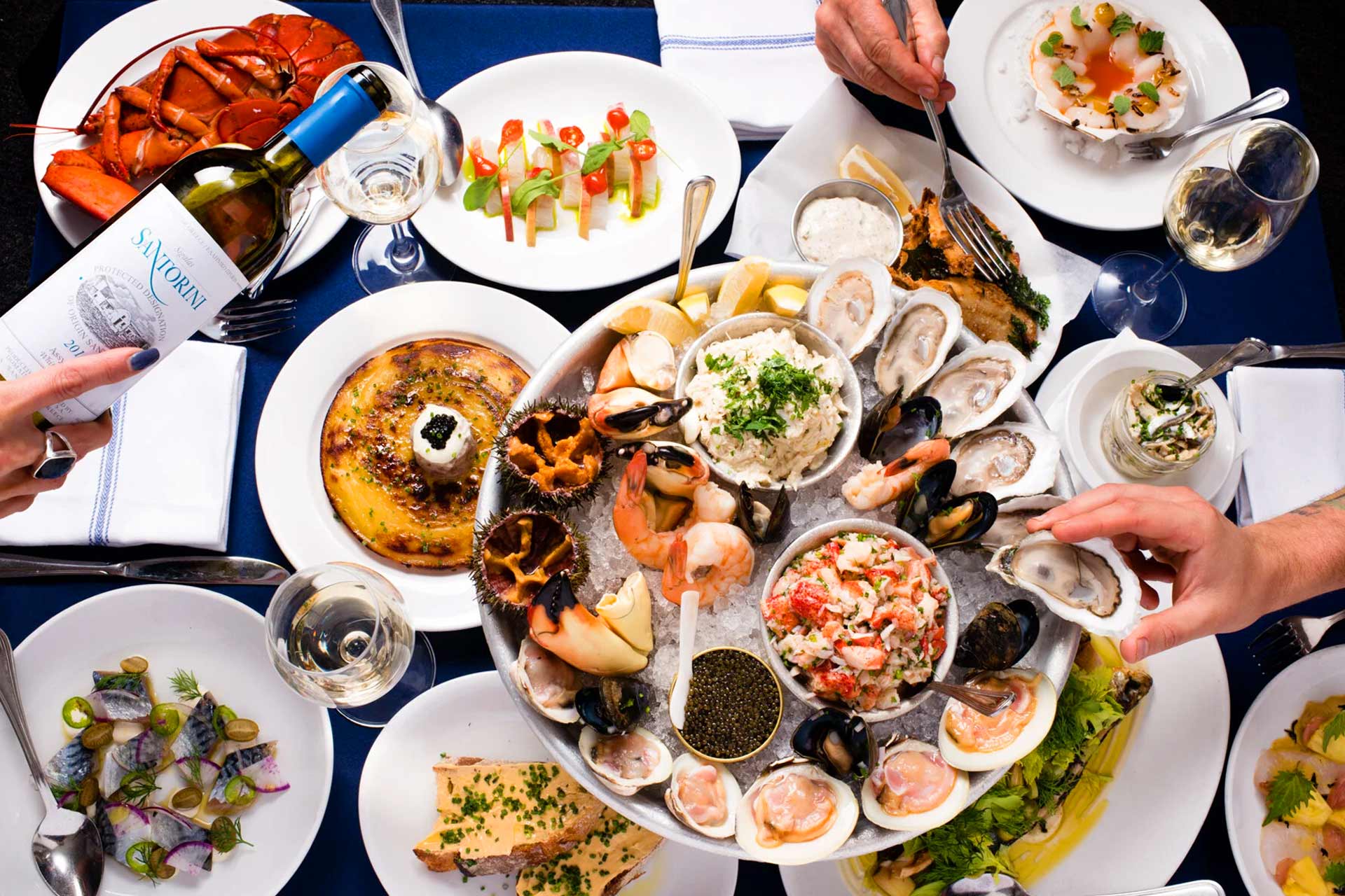 Neptune Oyster impresses with an enticing array of seafood dishes. © Ana M. Reyes Photography