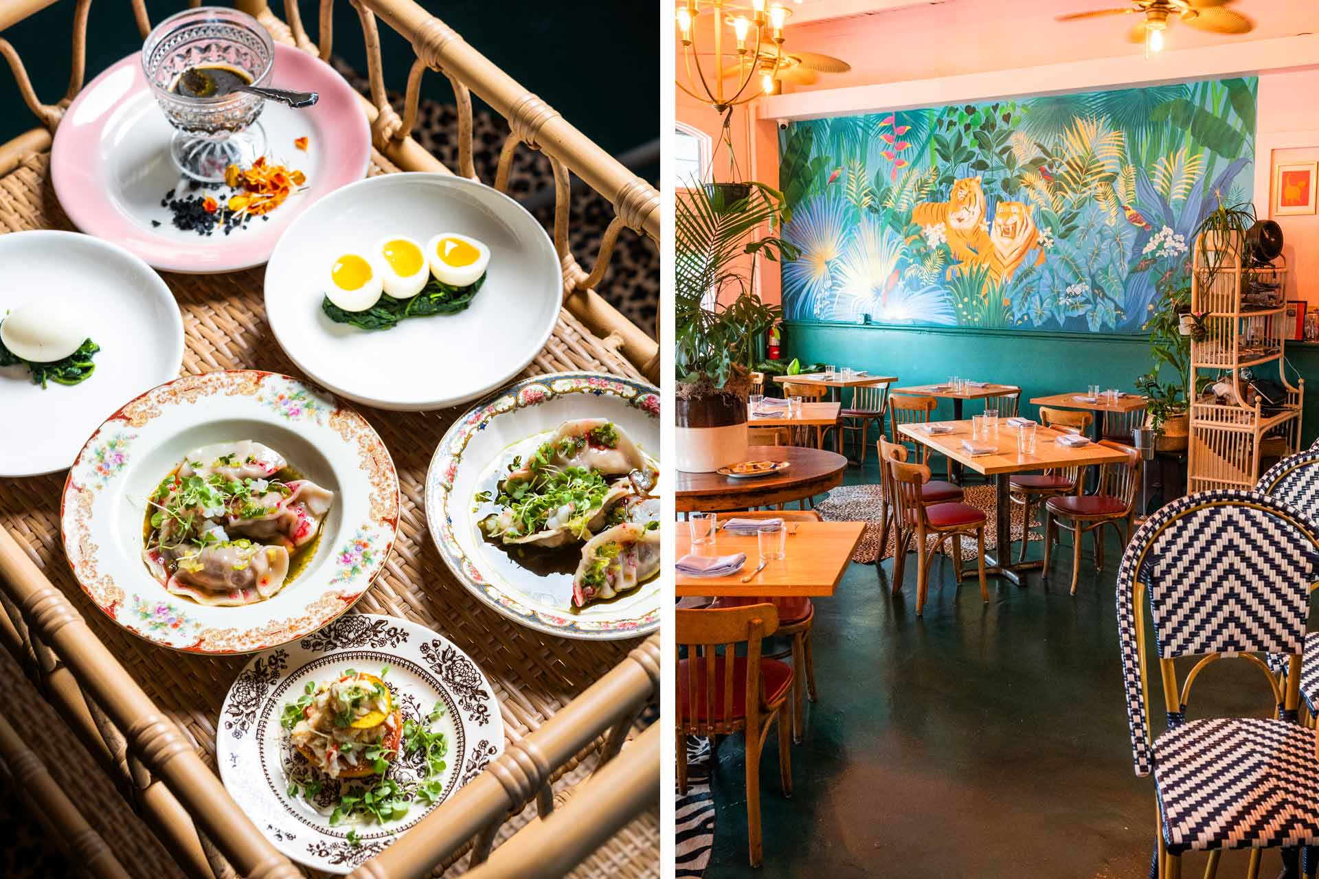 Mister Mao has an eclectic, internationally influenced menu and a spirited ambience. © Paprika Studios/Mister Mao