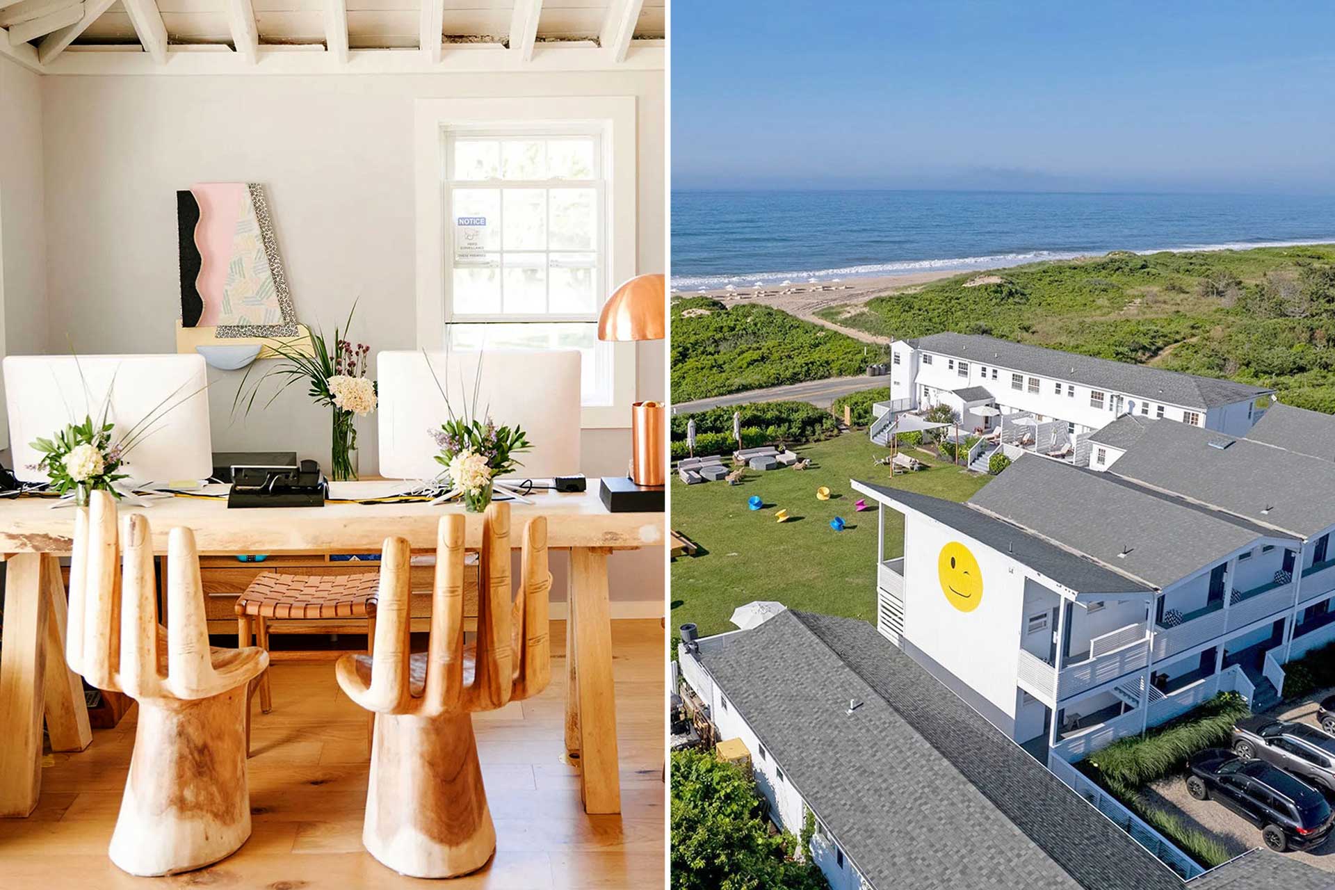 A serene retreat centered around yoga, surf and lazy days by the pool on Montauk's tranquil shoreline. © Hero Beach Club