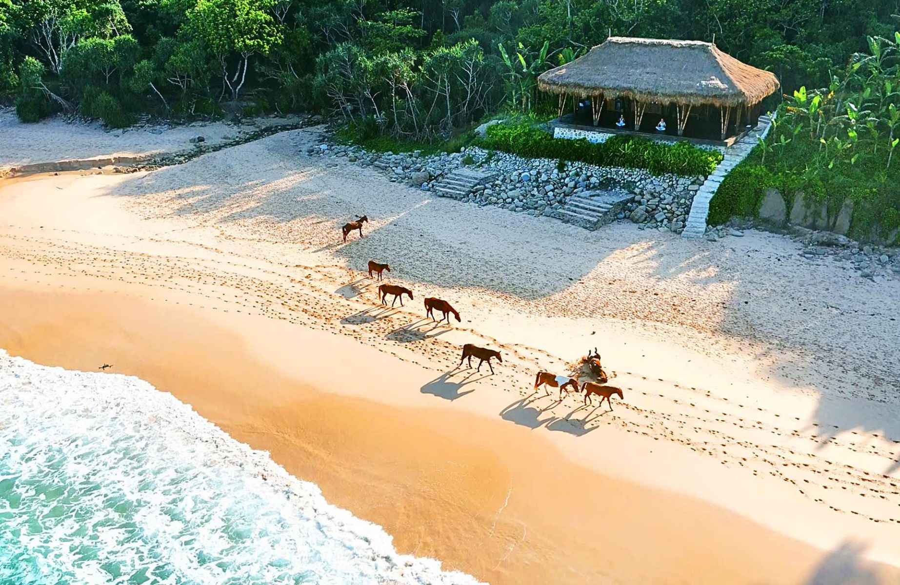 Swap the resort routine for surfing, exploration and barefoot luxury on Indonesia's Sumba Island. © NIHI Sumba 