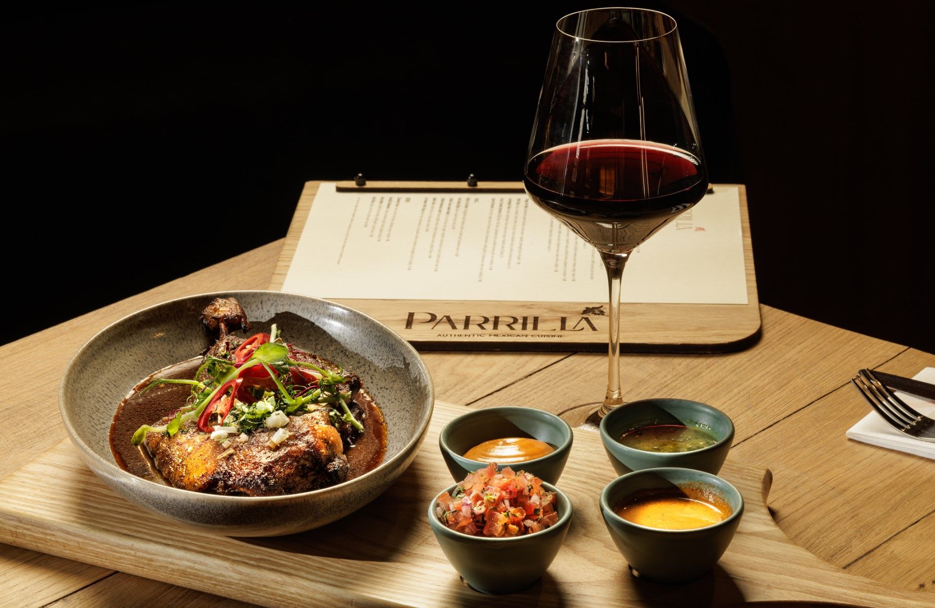 Some of the Mexican dishes from the buzzing Parrilla in Dublin. © Daniel Geesen/Parrilla