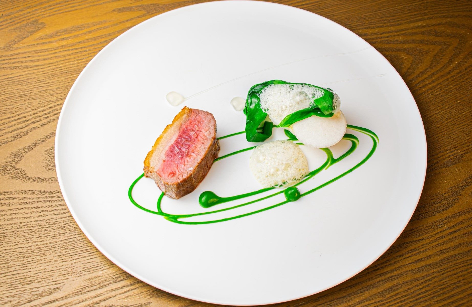 A brightly plated dish from Daise by Tony Parkin, the experienced chef's latest venture. © Lewis/Daise by Tony Parkin