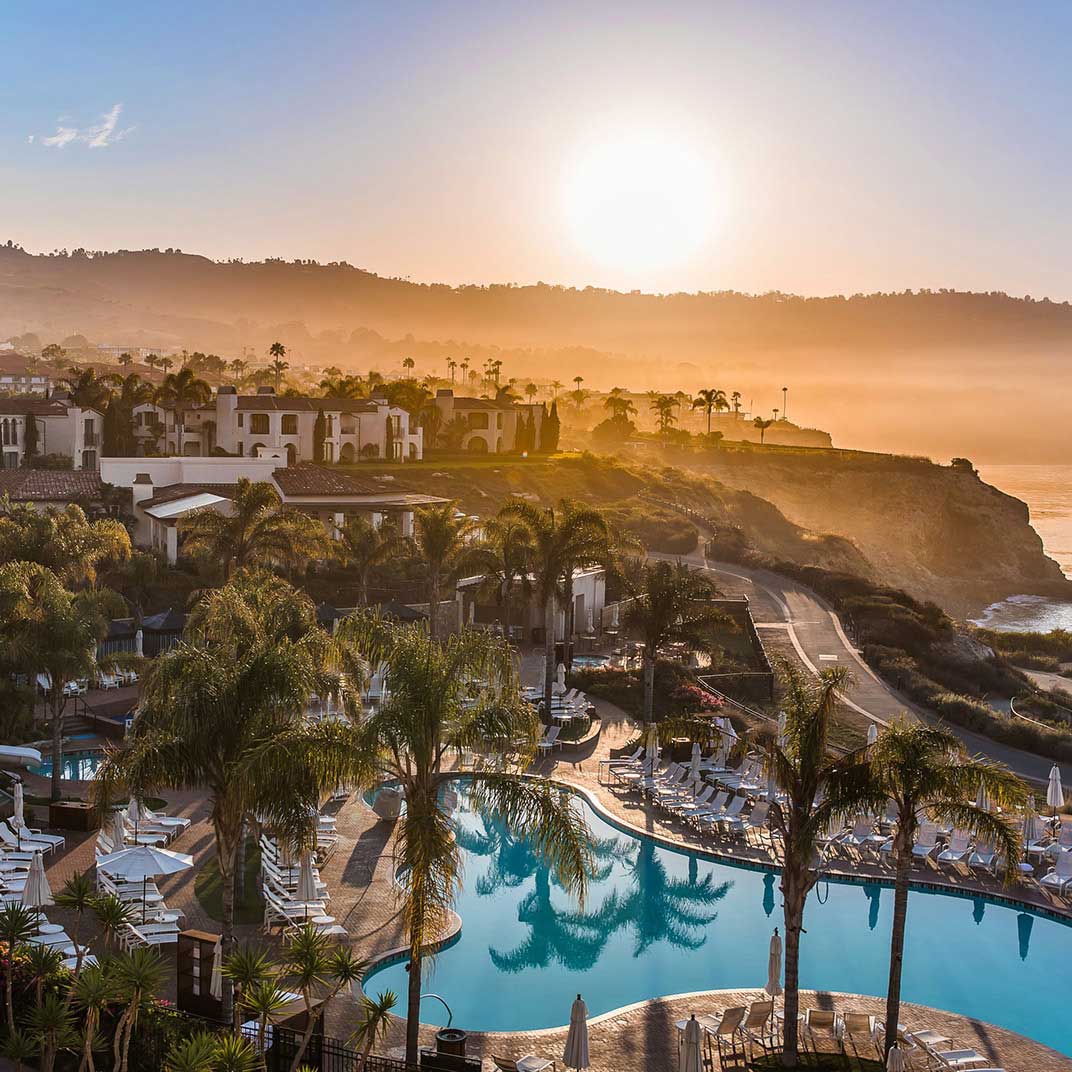 The Terranea Resort just outside the city, one of Los Angeles County’s best spas. © Terranea Resort