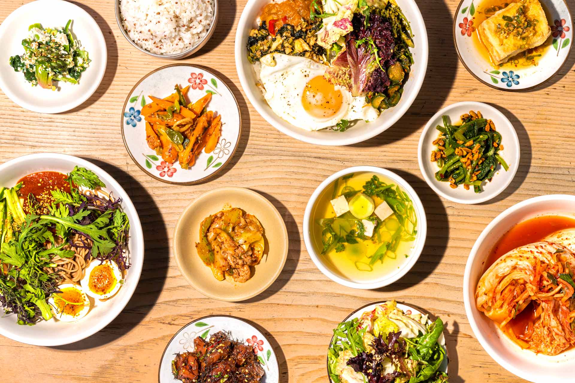 Spread of dishes at Joodooboo. © Emma Kruch / Emma K Creative/Joodooboo