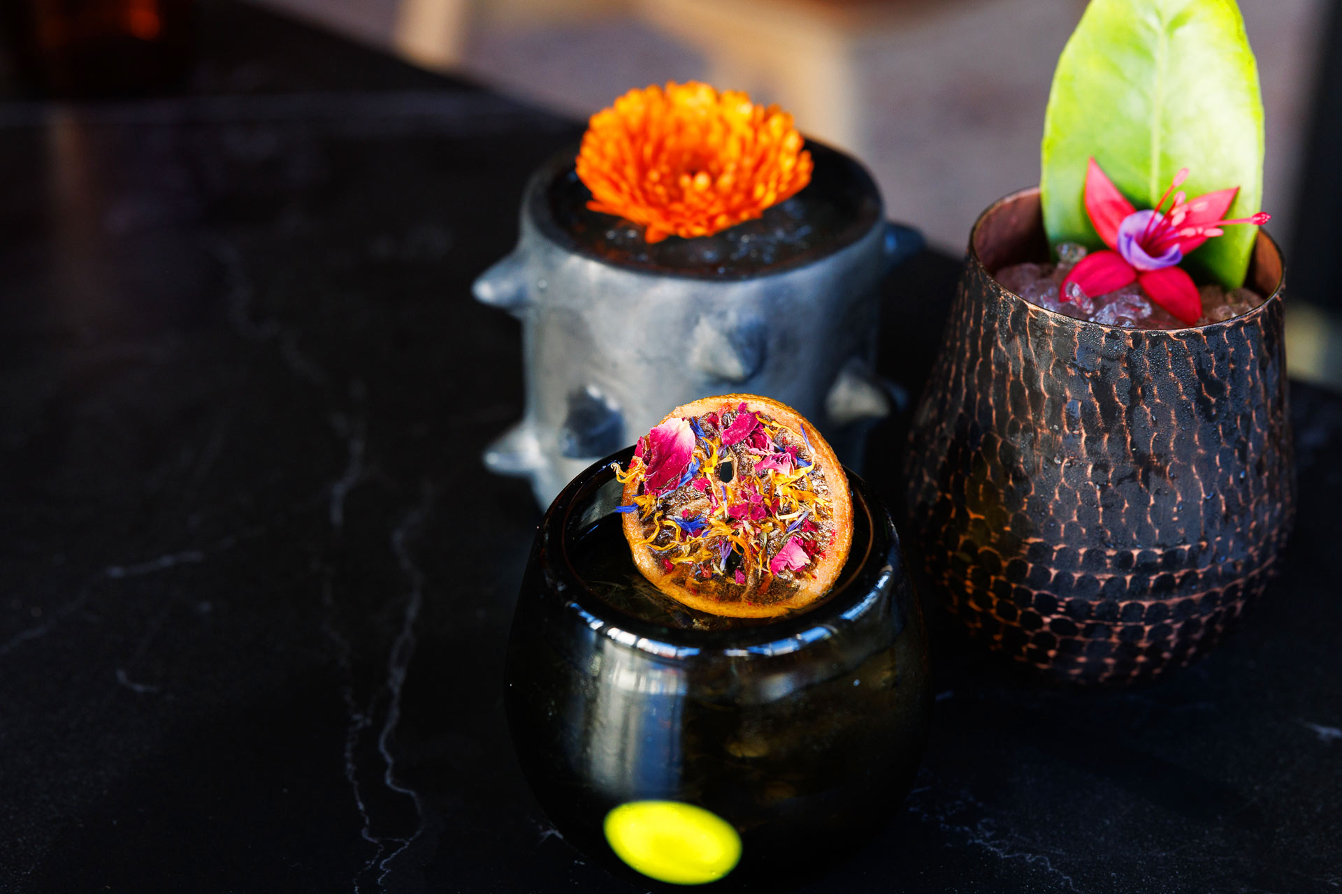 Vibrant drinks on offer at Maria Isabel. ©  Isabel Baer/Maria Isabel