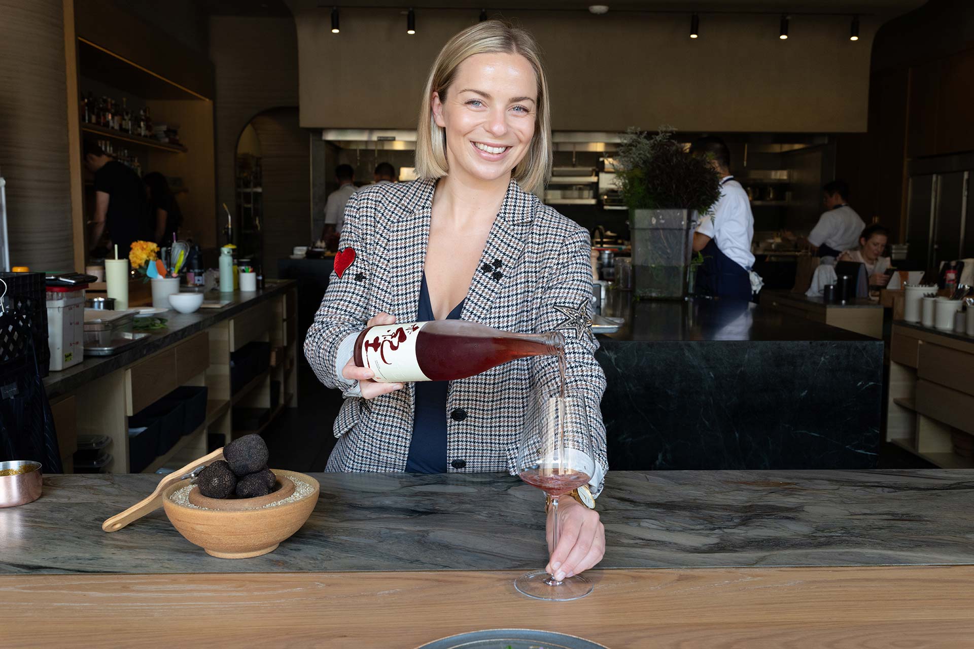 Savannah Riedler, Wine Director of Lilo in Carlsbad. © Lilo