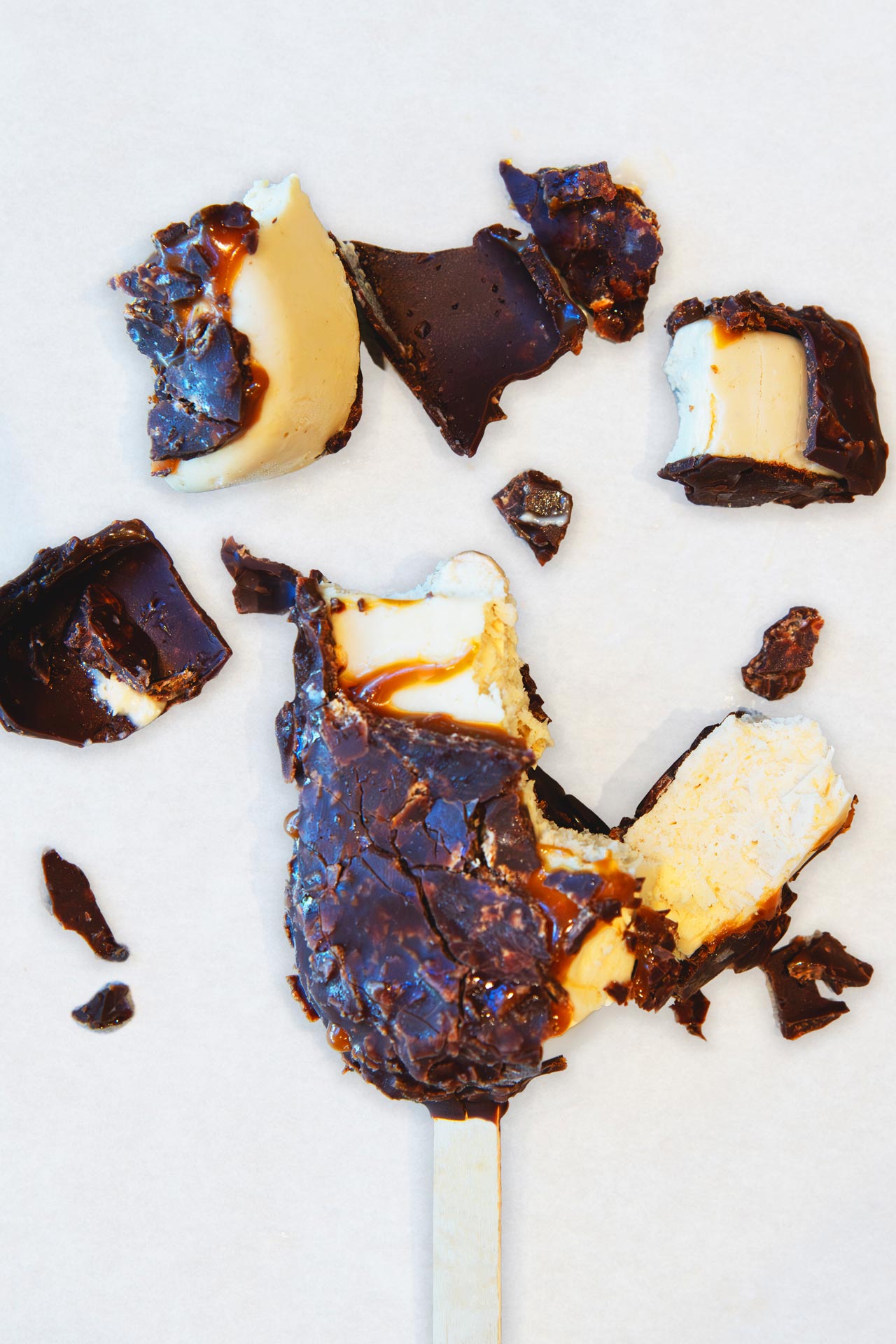 avec's Nutter Butter ice cream bar is a dressed-up riff on a classic. © One Off Hospitality