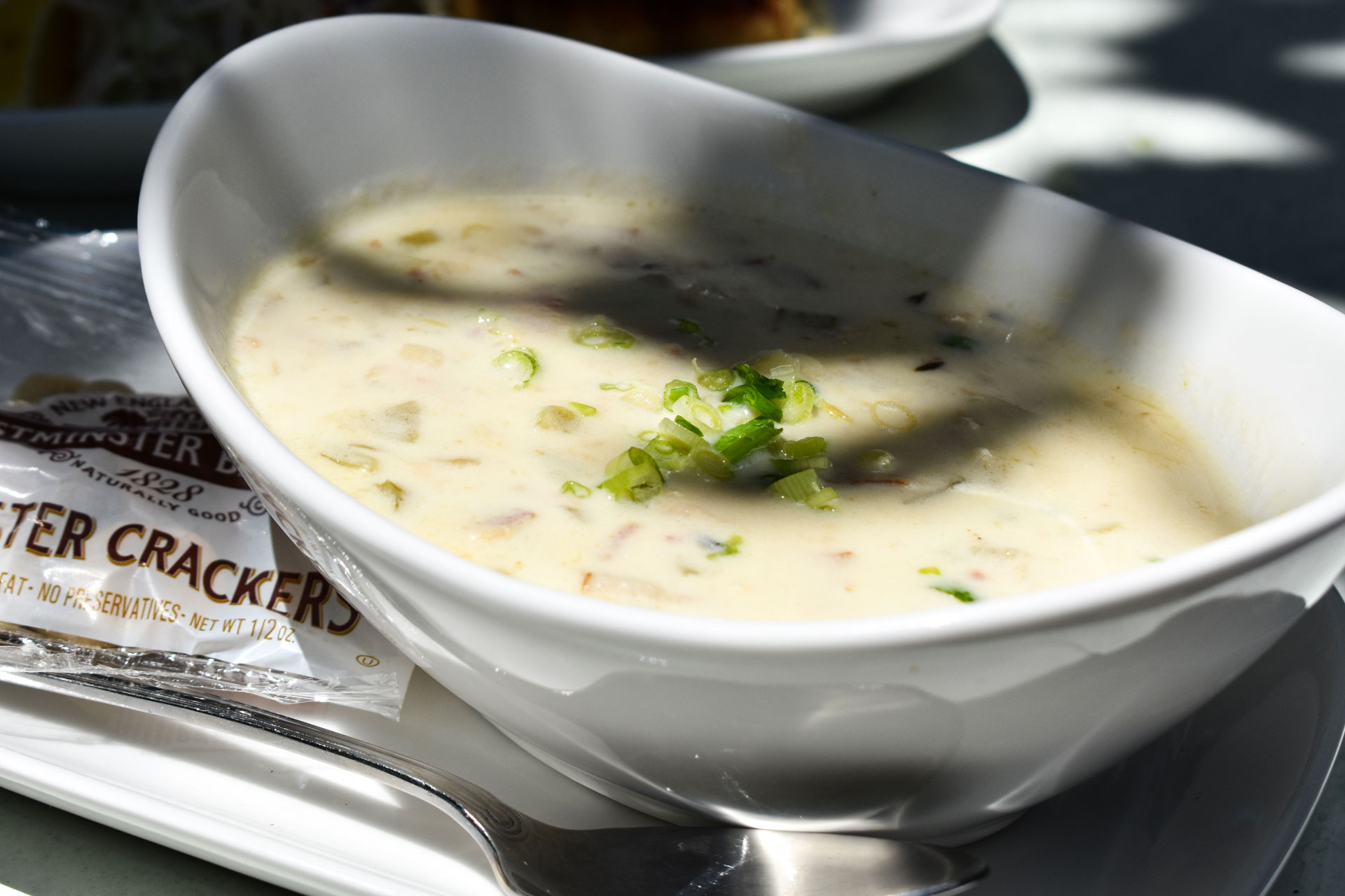 New England-style clam chowder at Hank's Oyster Bar. © Hank’s Oyster Bar