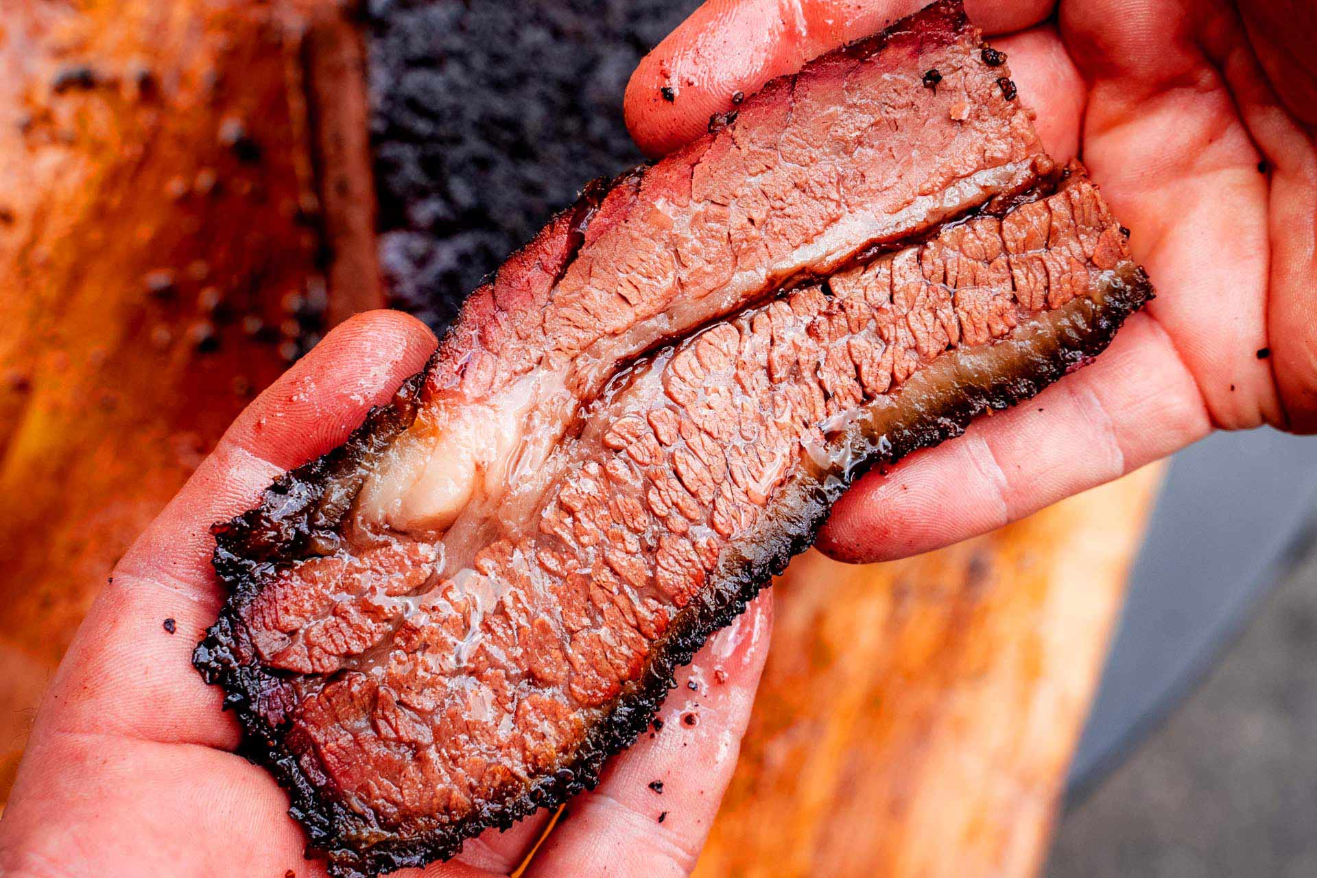 Savor the Texas-style brisket at Austin's Interstellar BBQ. © Taylor Gorman @takegreatphotos/Interstellar BBQ