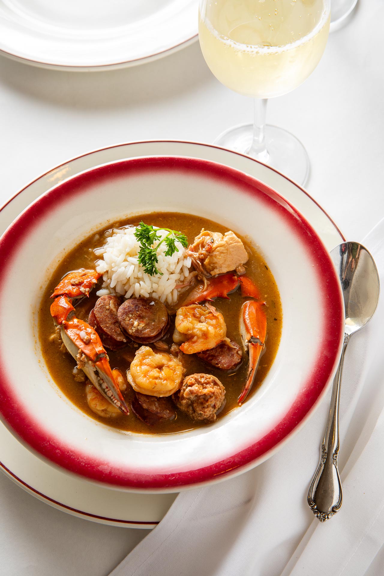 The gumbo is a classic at Dooky Chase in New Orleans. © Eugenia Uhl/Dooky Chase