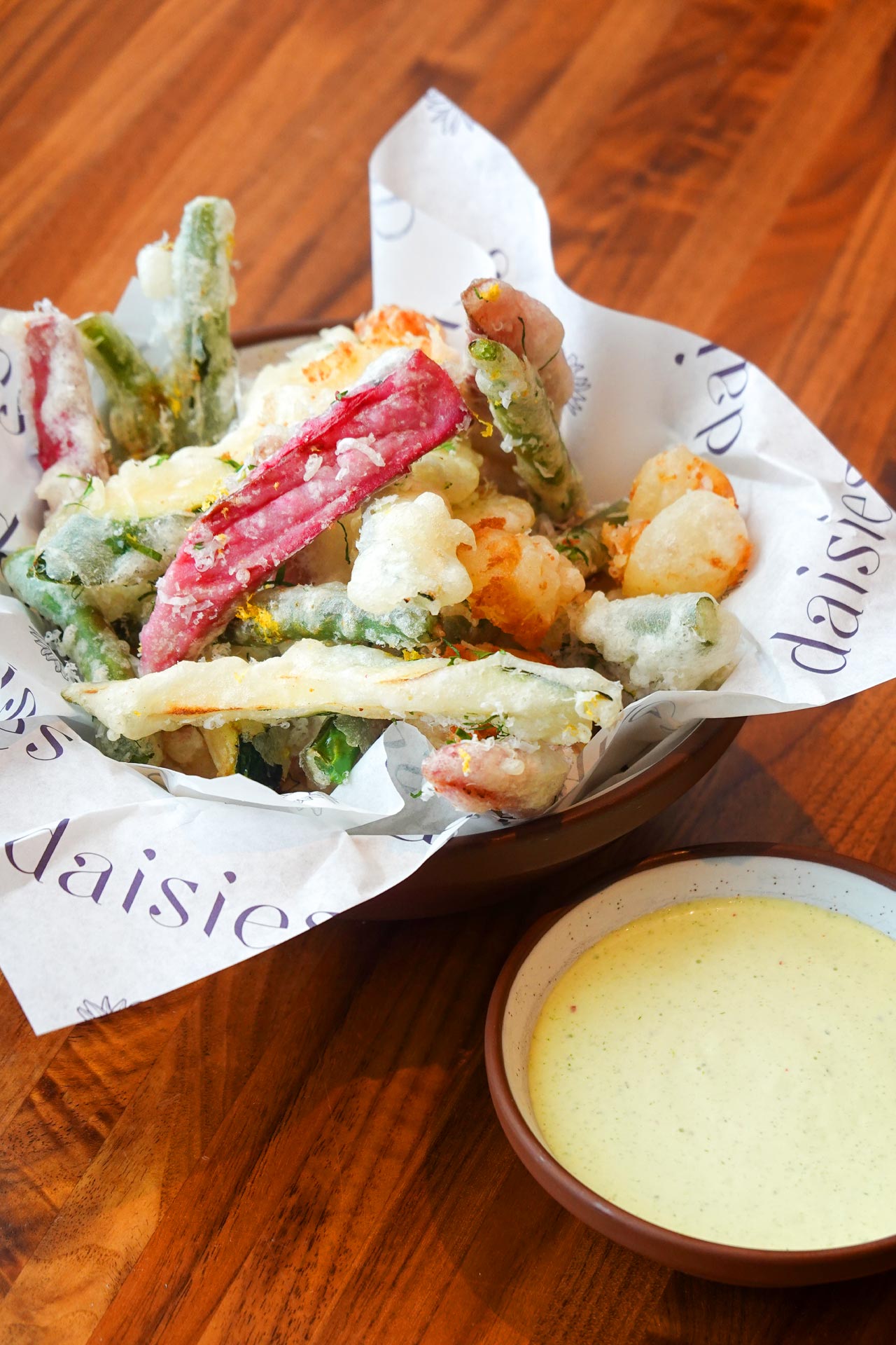 Fried cheese curds are a tasty snack at Daisies. © Daisies