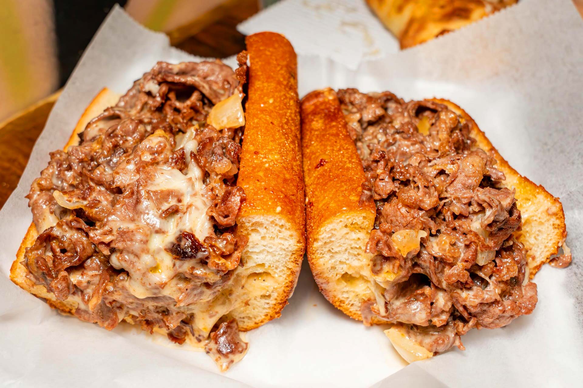 Del Rossi's Philly cheesesteak © Del Rossi's