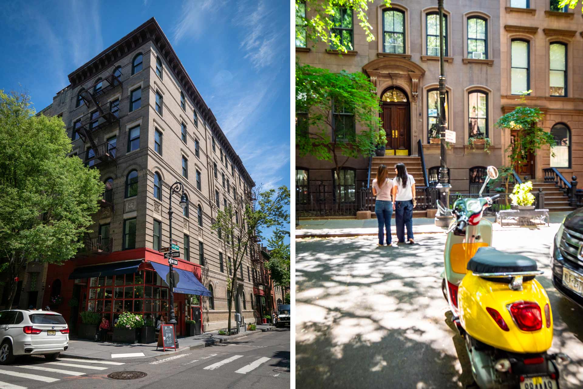Charming brownstones also find themselves in TV shows, like Friends and Sex and the City. © Thomas Robert Clarke Photography / MICHELIN Guide