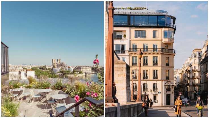 Le Toit de la Tour, le rooftop de la Tour d'Argent © La Tour d'Argent|© Mary Quincy/Michelin