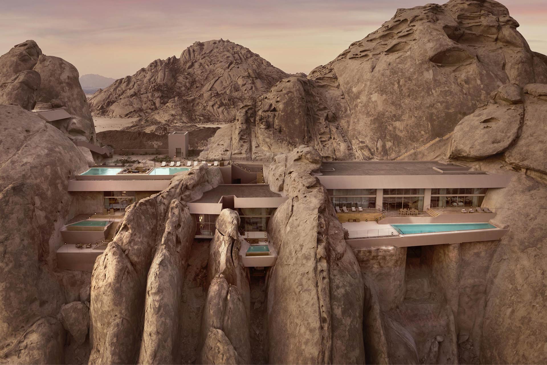 A decidedly creative, high-end version of an ancient form. © Desert Rock Resort